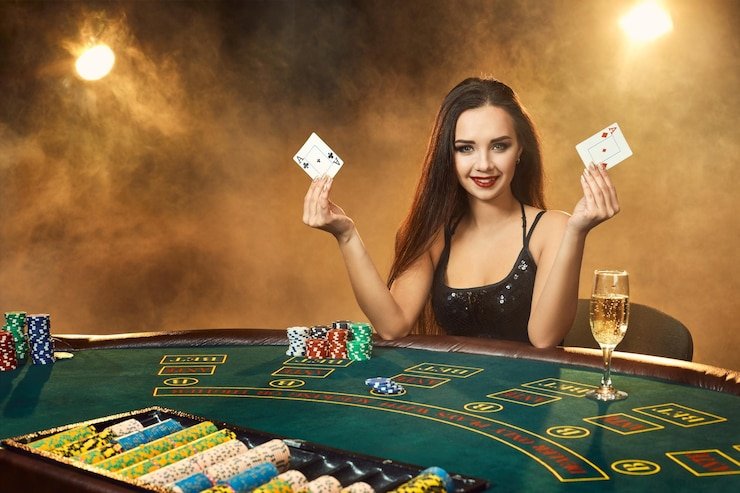 Antarmuka taruhan baccarat dengan pilihan Player, Banker, Tie Antarmuka taruhan baccarat SA Gaming